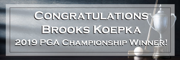 Congratulations Brooks Koepka!