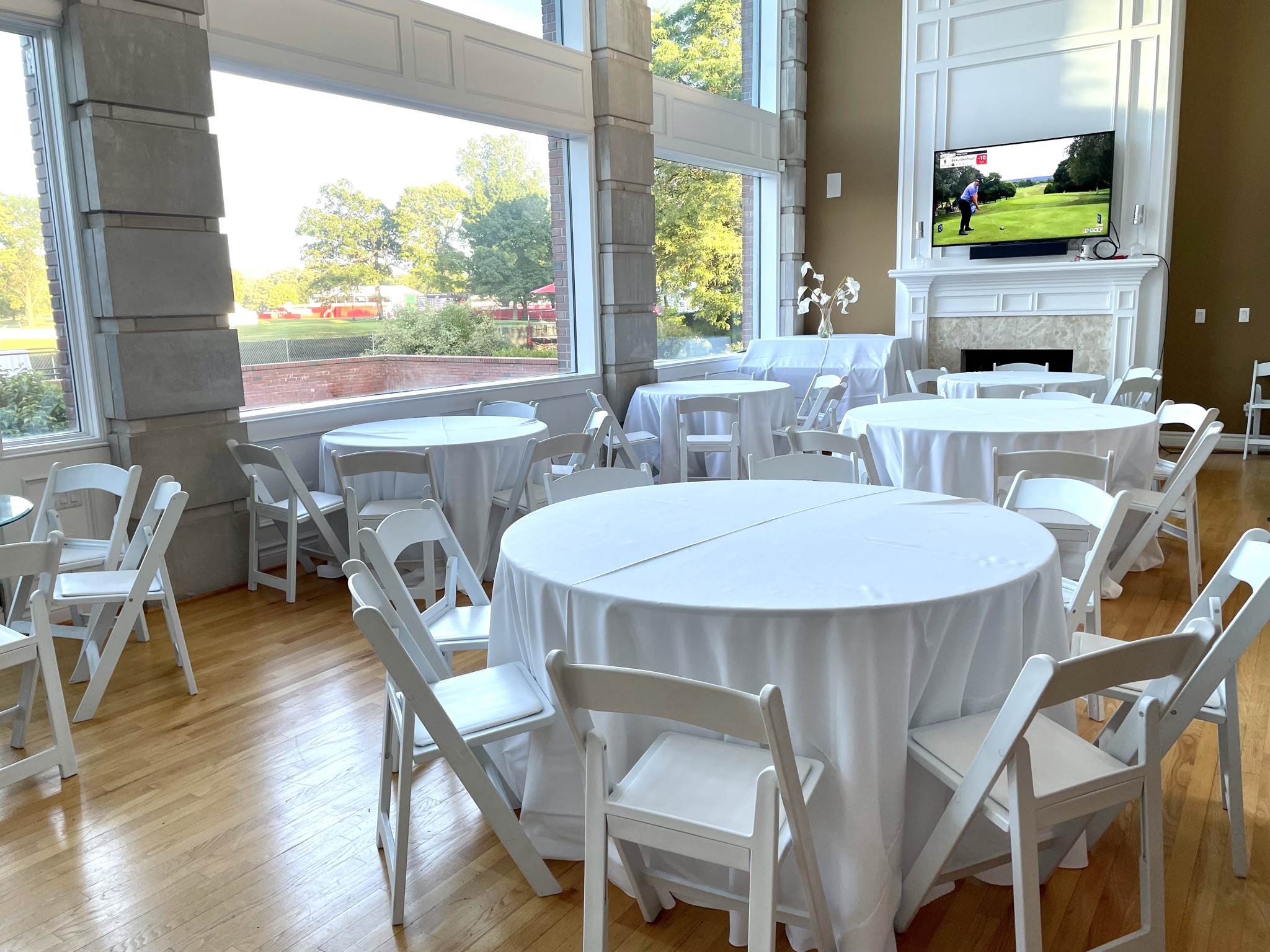 Hospitality Venue - Tables set up