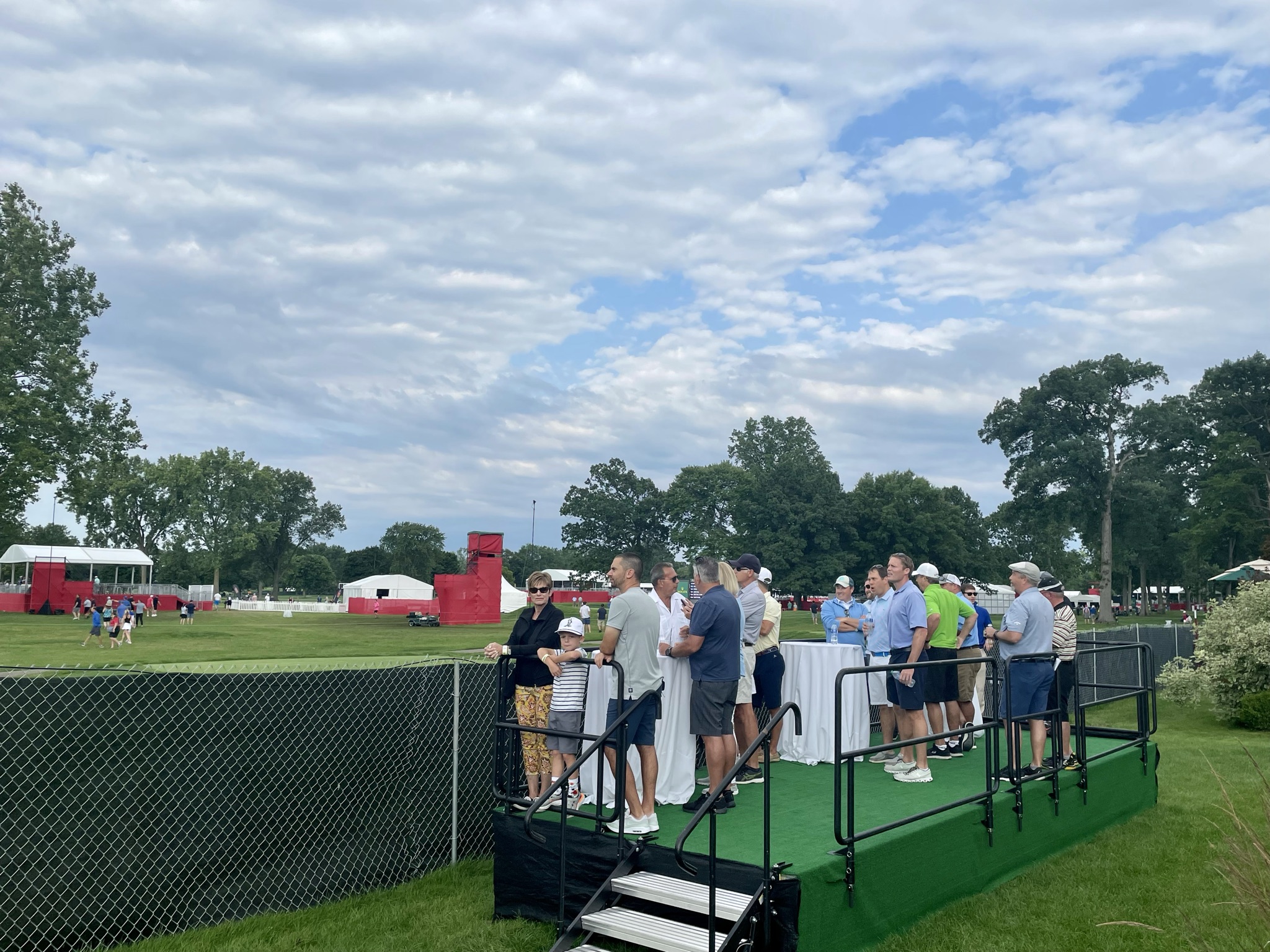 Fans watching the Rocket Mortgage Classic